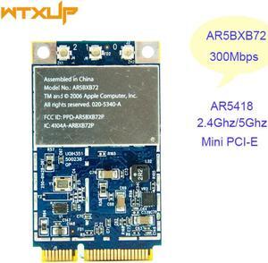 AR5418 AR5BXB72 AR5008 300Mbps 802.11a/b/g/n Dual band Wifi Wireless WLan Mini PCI-E Card for Apple Mac Dell Acer Asus