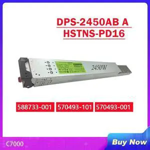 DPS-2450AB A For HP C7000 HSTNS-PD16 Server Power Supply 588733-001 570493-101 570493-001 2450W Fully Tested