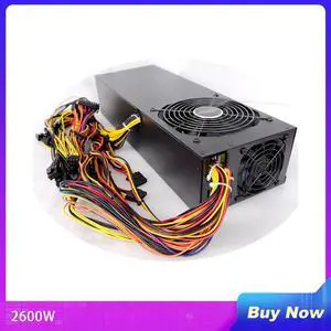 2600W For Mining Power Supply,Support All 6-8-12 Cards Rendering 390 6 Cards 1080TI 6 Cards Fully Tested