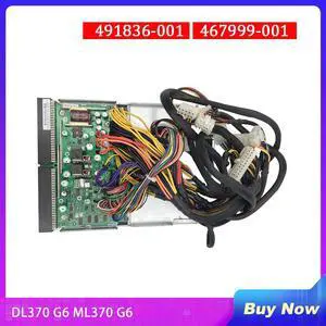For HP ProLiant DL370 G6 ML370 G6 Backplane 491836-001 467999-001 Power Supply Fully Tested