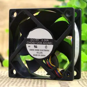 CHD6012EB-AH (RE) 6020 12V 0.3A 6cm 4-wire PWM cooling fan