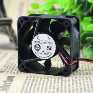 5025 5 cm mute fan 12V 0.07A 5025LL12S ND1 2-wire cooling fan 5025 5 cm mute fan 12V 0.07A 5025LL12S ND1 2-wire cooling fan
