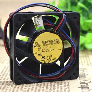 AD0612DS-D76GL 12V 0.07A 6015 6CM 3-wire cooling fan AD0612DS-D76GL 12V 0.07A 6015 6CM 3-wire cooling fan