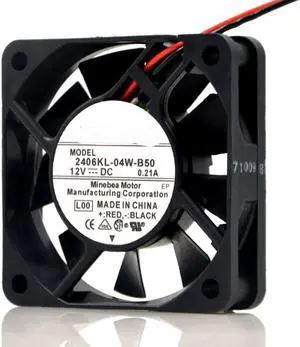 6015 2406KL-04W-B50 12V 0.21A 6015 2-wire cooling fan
