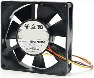 109P0924H4D01 9CM 9025 24V 0.12A inverter cooling fan three lines