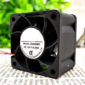 JDH4028B 4028 12V 0.30A 4cm double ball 2 line super moving cooling fan