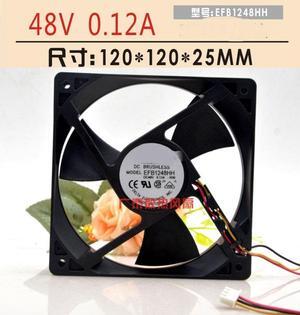 EFB1248HH-R00 12025 48V 0.12A 12CM inverter cooling fan