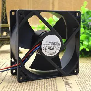 EFB0924HHE 9038 24V 0.30A 9cm 3-wire frequency converter cooling fan