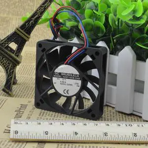 AD0712DB-DA6 DC12V 0.09A 7 cm 7015 3-wire cooling fan