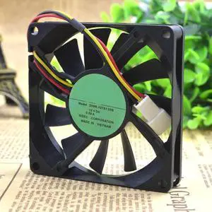 D08R-12TS103B 8015 12V 0.09A 8CM 3 line super quiet 3 wire cooling fan