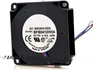 BFB0412HHA 12V 0.10A 4010 4cm 3-wire double ball turbo blower cooling fan