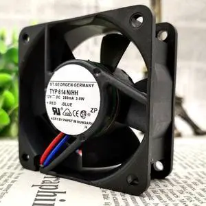 TYP 614 N / HH 6025 12V 3.0W 6cm inverter 2-wire cooling fan TYP 614 N / HH 6025 12V 3.0W 6cm inverter 2-wire cooling fan