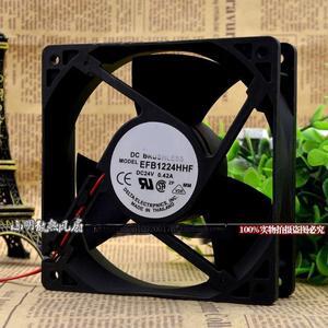 EFB1224HHF 24V 0.42A 12032 12CM 2-wire inverter cooling fan