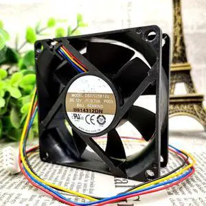 DS07025B12U DC12V 0.7A 7025 7CM 4-wire temperature control cooling fan