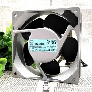 CN48B3 12038 12cm 200 ~ 240V 14/11W AC silver frame cooling fan