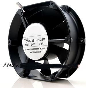 DS17251HB-24V 24V 1.2A 17251 17CM waterproof cooling fan