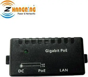 Single port Gigabit PoE Injector 1pc for IP Camera IP Phone Access Point 24V 48V Power Over Ethernet