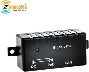 802.3af  Gigabit PoE Injector 24V 48V Passive PoE Injector for Access Point MikroTik  PoE Camera UBNT Devices