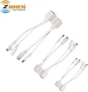 3 Pairs POE Cable Passive Power Over Ethernet Adapter Cable POE Splitter Injector Power Supply Module 12-48v For IP Camera