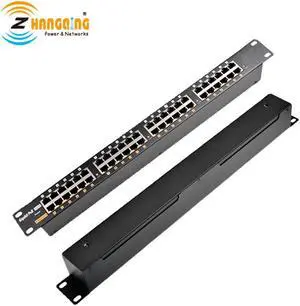 RackMount 24Port Gigabit PoE Injector LED indicator With Load balancing for PoE PTZ Camera Access point Ubiquiti devices