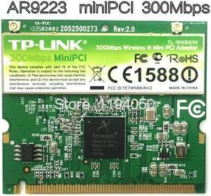 WDXUN Atheros AR9223 300Mbps Mini PCI Wireless N WiFi Adapter Mini-PCI WLAN Card for Acer Asus Dell Toshiba CARD