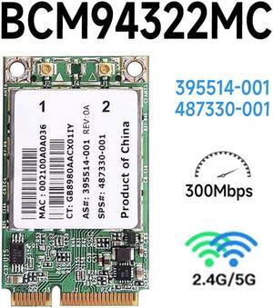Broadcom BCM94322MC Mini Pci Express PCI-E  Wlan card  395514-001 487330-001 for hp laptop