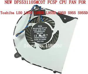 Laptop Replacement Cpu Cooling Fan for Toshiba Satellite L950 L950D L955 L955D 6033B0032201 Cooling Fan