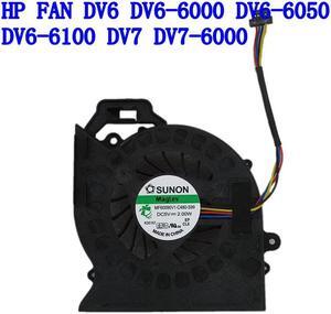 For DV6 DV6-6000 DV6-6050 DV6-6100 DV7 DV7-6000 CPU Cooler Fan P/N: KSB0505HB AJ77or AD6505HX-EEB