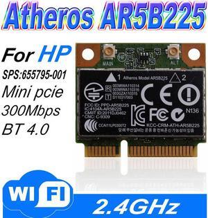 Atheros AR5B225 WIFI Half MINI PCI-E Card Wireless Bluetooth 4.0 Exceed 6230 6235 300M wifi+4.0BT