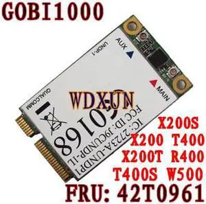 GOBI1000 UNDP-1 FRU : 42T0961 X200 X301 T400 W500 T500 3G wireless network card