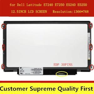 12.5inch HB125WX1-100 HB125WX1-201 LP125WH2-TPB1 B125XTN03 For HP 820 G2 Dell E7240 LCD Screen edp 30PINS