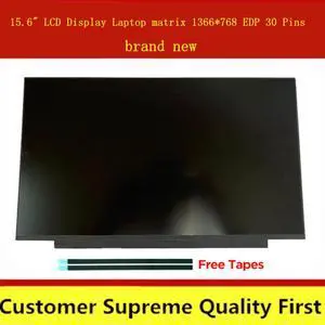 15.6 HD 1366X768 Matte 30 Pin LCD Screen 15.6" Panel Replacement Tested OK NT156WHM-N44 V8.0 NT156WHM N44 P/N 5D10P53898