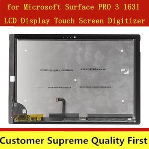 12INCH FOR Microsoft Surface PRO 3 1631 V1.1 LCD Touch Screen Digitizer Assembly LTL120QL01 TOM12H20