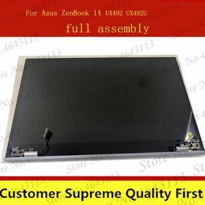 For Asus Zenbook 14 UX492 UX492U  screen 14-inch touch LCD display component for the entire upper part blue