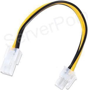Well Tested 4-pin Male to 4Pin Female 20cm 8 Inch ATXP4EXT ATX 12V PC CPU Power Extension Cord Connector Adapter