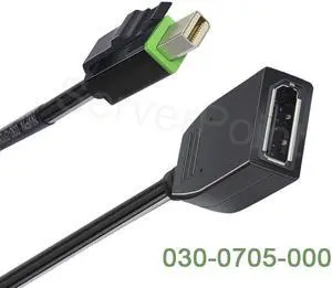 Test OK Mini DP To DP Converter 030-0705-000 For NVIDIA P600 Video Card Cable