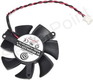 PLD05010S12L 0.1A 2 Lines 47mm diameter hole pitch 39mm Cooler Fan For GT220 GTS210 heatsink cooling aluminum graphics card