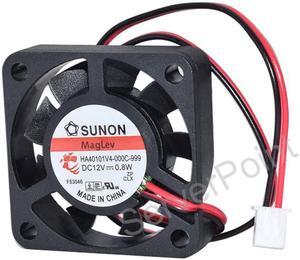 for HA40101V4-000C-999 DC12V 0.8W 2-wire cooling fan