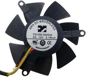 FOR Gigabyte GTX 1050 Ti FS1250-S2053A 12V 0.19A  Graphics Card Fan With 4.5cm Diameter