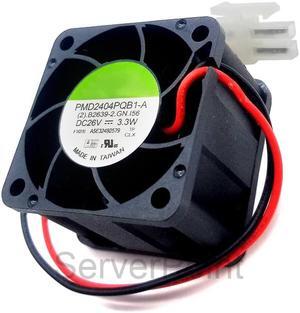 Genuine For PMD2404PQB1-A (2).B2639.GN.156 DC 26V 3.3W 2-wire 40x40x28mm Server Cooling Fan