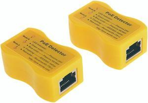 PoE Detector PoE Tester LED Display indicates passive /802.3af/at; 24v/48v/56v, Quickly identify Power over Ethernet