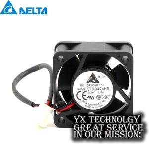 For Delta 40*40*20mm EFB0424HD double ball 4020 24V 0.1A 4CM 40mm inverter cooling fan