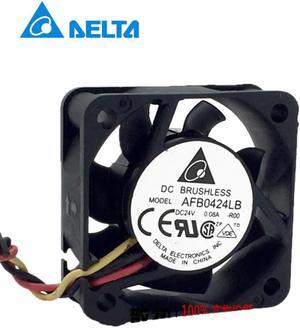 Delta  4015 4cm 40mm AFB0424LB 24V 0.08 inverter cooling fan for Delta