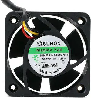 1pcs DC12V 1.38W MB40201VX-0000-G99 40*40*20MM 40mm Speed Signal case axial cooling fan for SUNON