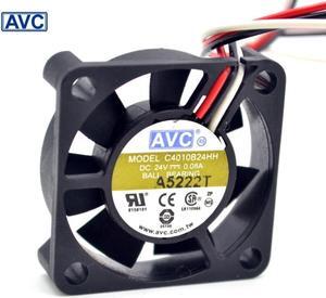 C4010B24HH 4010 4cm 40mm DC 24V 0.08A double ball bearing 3-wire radiator cooling fan speed inverter  40*40*10mm
