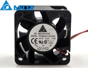 1pcs FFB0412VHN DC 12V 0.24A 40mm 4028 40*40*28mm 2 Wires Computer Blower Cooling Axial Fan for delta