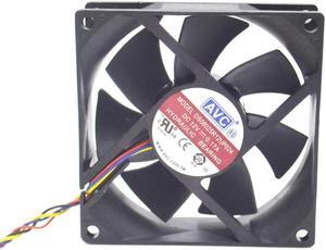 1pcs DS08025R12UP024 80mm 12V 0.17A PWM speed control 4 line CPU silent cooling fan 8025 for AVC