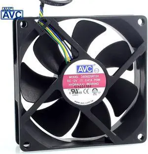 and  DS09225R12H 9cm 9025 90mm 12V 0.41A 4 PWM cooling fan wind capacity  90*90*25mm for AVC