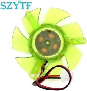 1pcs video card fan 12V 0.2A PLD05010S12H video card fan  graphics card fan  blade diameter 45mm hole distance 39mm