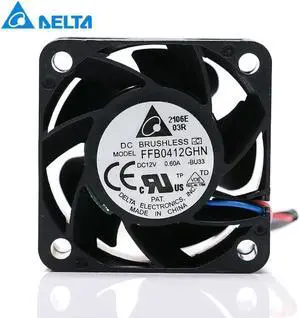 For Delta FFB0412GHN 4028 40mm 4CM DC 12V 0.60A 3-Wire PWM axial Cooling Fan